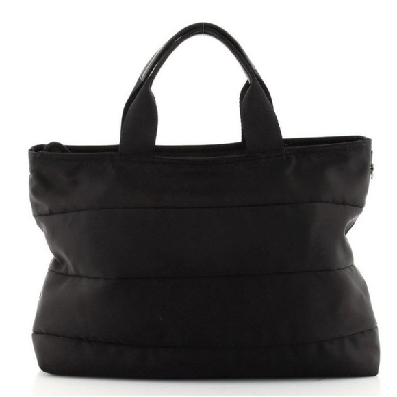 PRADA Tessuto Nylon w Calfskin Handles 2 Way Tote Bag - Picture 8 of 15